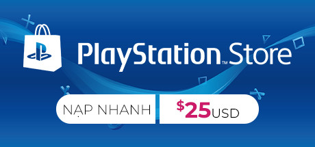 Thẻ PlayStation PSN 25$ (US) - Nạp chậm