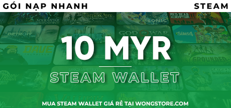 Steam code wallet 10 MYR (~65.5k VNĐ)