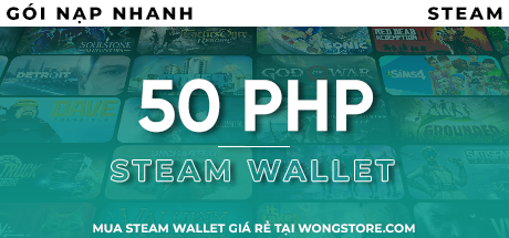 Steam code wallet 50 PHP (~22k VNĐ)